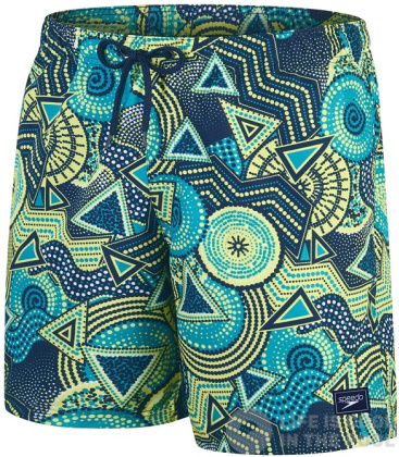 Speedo Digital Printed Leisure 18 Watershort True Navy/Aquarium/Spritz