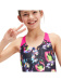 Speedo Allover Splashback Girl Black/Pink/Indigo Glow/Blue/Lumo Green