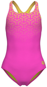 Arena Kikko V Swim Short Graphic Girls Pink