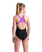 Arena Feel Front-Lined Dim Light Swim Pro Back Girls Black/Pink