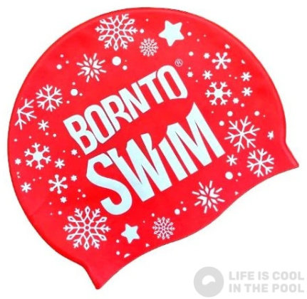 BornToSwim SNOWFLAKES Silicone Cap