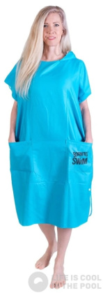 BornToSwim Poncho Turquoise